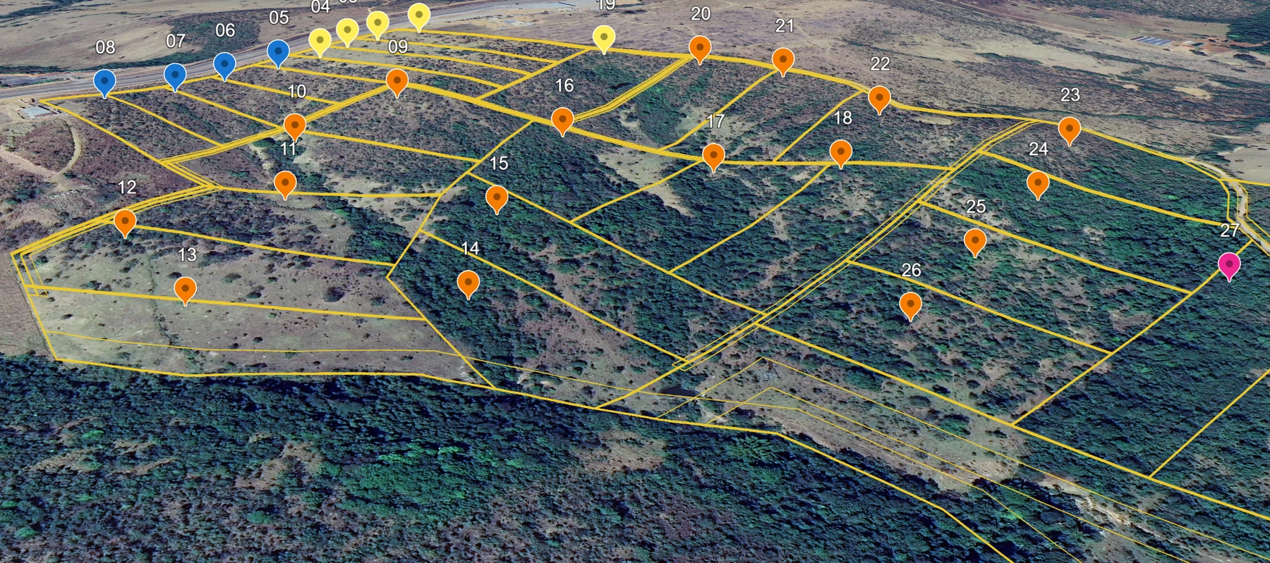 Mapa do Vale do Pequi
