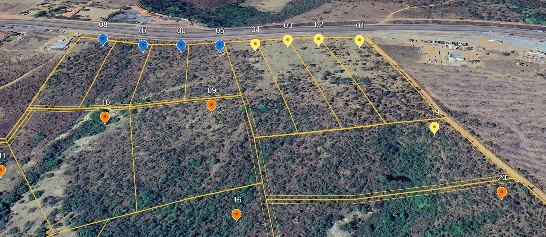 Mapa do Portal do Cerrado