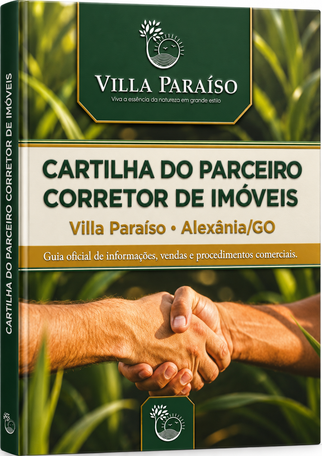 Mockup da Cartilha do Corretor